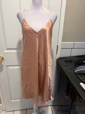 Ginia Bridal Rose Silk Chemise